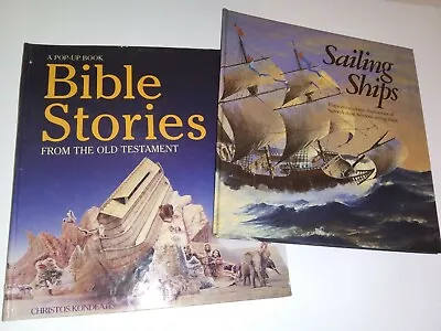 Sailing Ships & Bible Stories Pop-Up Book Lot • $39