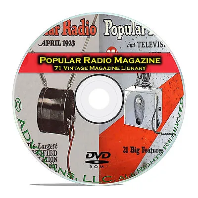 Popular Radio 71 Classic Old Time Radio OTR Magazine Collection PDF CD DVD B77 • £7.59