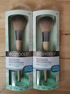 2x Eco Tools Precision Blush - Moderate Coverage - Soft For Sensitive Skin New  • £10.79