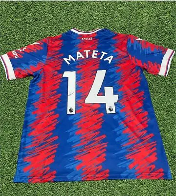 £50 • Buy Jean-Phillipe Mateta - Signed Crystal Palace 22/23 Shirt