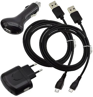4 IN 1 Set / 2x Micro USB Data Cable Car Net Charging Vodafone Smart Prime 7 • $17.61