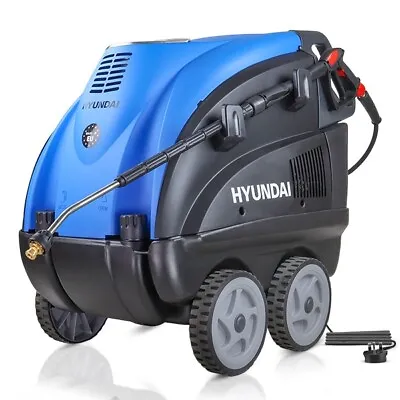 £2519.99 • Buy Hyundai 2610psi/180bar Hot Cold Pressure Washer 110°c 2.8kW Commercial Triplex