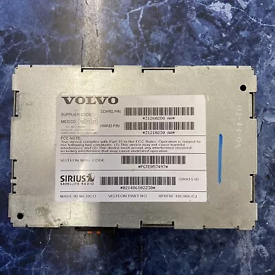 2008 Volvo C70 SIRIUS Satellite Audio Radio Receiver Control Module OEM • $39.95