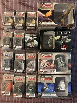 Star Wars X-wing And Armada Miniatures Game Lot • $400