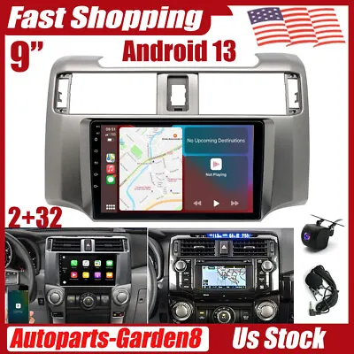 Android 13 CarPlay Car Radio Stereo GPS Navi 2+32G For Toyota 4Runner 2009-2019 • $150.99