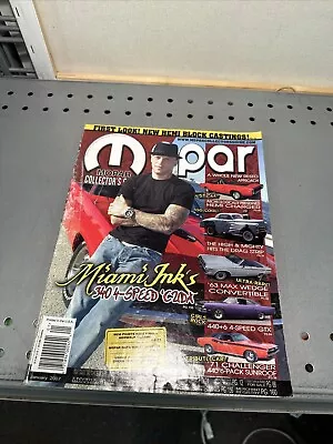 Mopar Collectors Guide January 2007 Magazine MCG Miami Ink's Cuda • $10