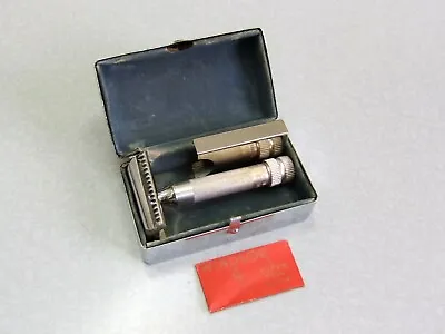 Vintage MERKUR BRUMML Slant DE Safety Razor Set West Germany • $150