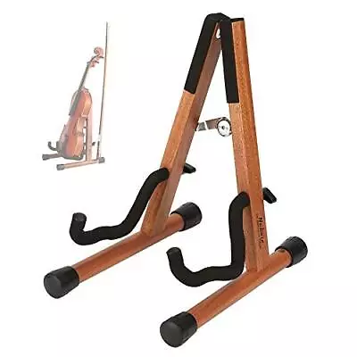 Neboic Ukulele Stand Wood Violin Stand With Bow Holder Wooden Stand For Mini ... • $28.86