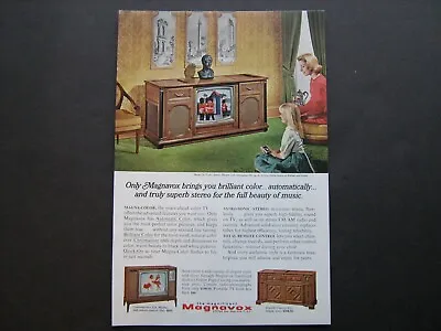 1966 Magnavox Magna-Color TV Television/Astro-Sonic Stereo Theatre--vintage Ad • $7.75