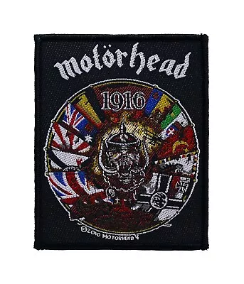 Motorhead 1916 Woven Sew On Battle Jacket Patch - Officially Licensed 091-16 • $6.50