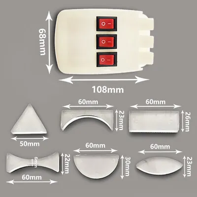 6PC Optical Plastic Prism For Teaching Physics Principle Light Experiment • $14.88