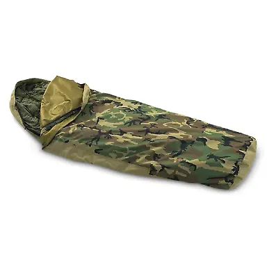 US Military Genuine Issue GI Modular Sleep System Bivy Cover Woodland CamoUsed • $129.99