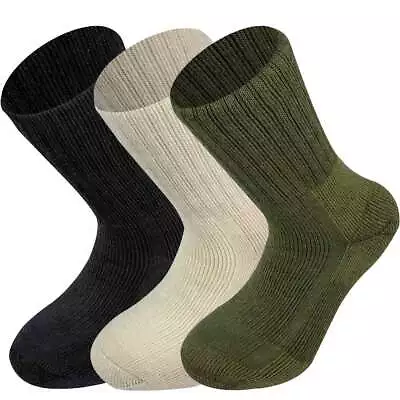 Highlander Norwegian Army Military Wool Socks Fast Drying Thick Winter Warm • £14.45