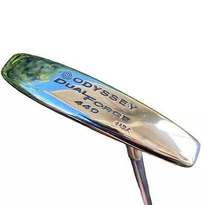 Refinished Odyssey 440 BullsEye Style Putter 35  Polished Golf Dad Gift • $212.31