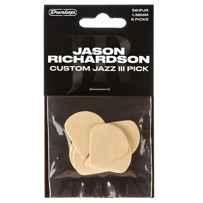 $16.95 • Buy Jim Dunlop Jason Richardson Custom Jazz III Guitar Picks (6 Pack)