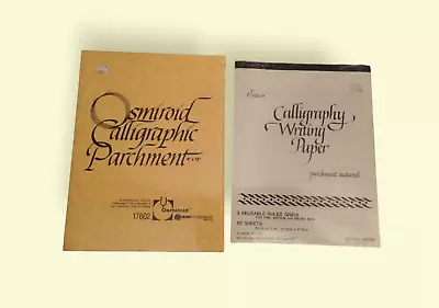 Vintage Eaton/Osmirod Calligraphy Writing Paper 50 Sheets Each Pkg New Old Stock • $24.95