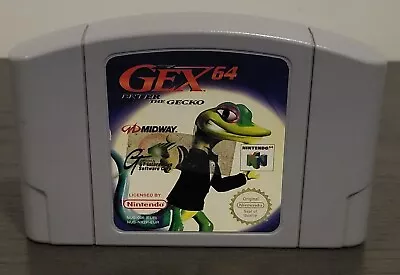 Nintendo 64 N64 Pal Game - Gex 64 Enter The Gecko • $29