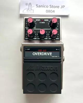 MAXON OD-02 Overdrive Made In Japan Guitar Effect Pedal Tested Serial No.147576 • $115.18