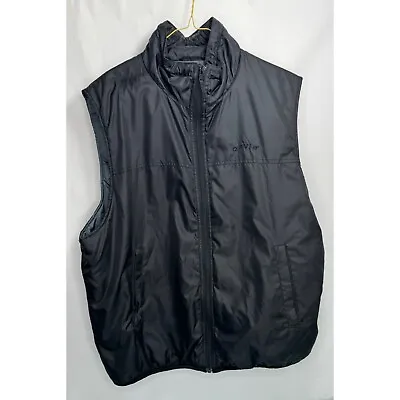 Orvis Men Vest Jacket Primaloft Insulated Black Full Zip Outdoor Sports Large L • $34.97