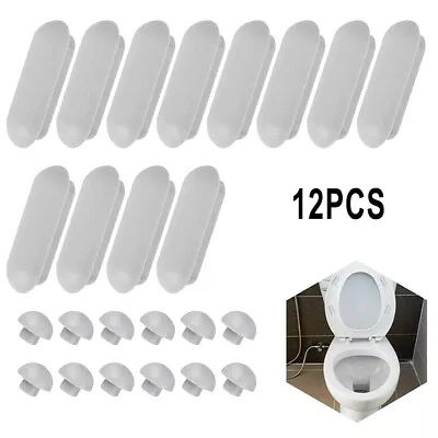 12pcs Toilet Seat  Shock Proof Buffers Bumpers Replacement Pads Accessory Parts • $17.53