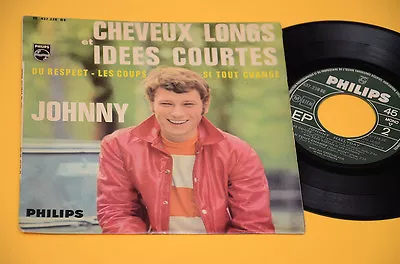 Johnny Hallyday EP 4 Songs Orig France Anni '60 Standup • $10.97