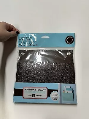 Martha Stewart Shagreen Pocket (8in W X 7 1/4 In H) • $3