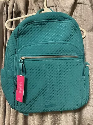 Vera Bradley Iconic Campus Peacock Blue Backpack  • $75