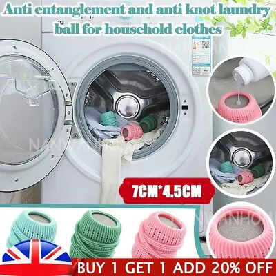 Washing-Machine Laundry Ball Liquid StorageBallCleaningSoftener XMASChristmagift • £5.99