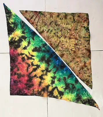 $8.99 • Buy *New* Handmade Camo Tie Dye Triangle Pet Bandana, Great For Large/XL Dogs!