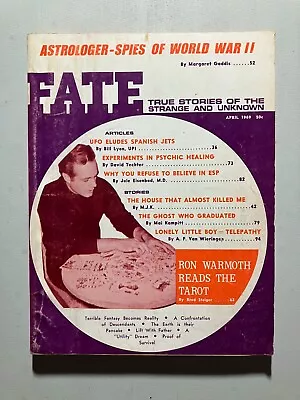 Fate Magazine April 1969 Astrology UFO Psychic Healing ESP Ghost Telepathy • $9.45