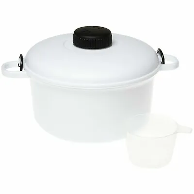 2.85L Microwave Pressure Cooker Casserole Dish & Locking Lid + Free Recipe Book • £14.99