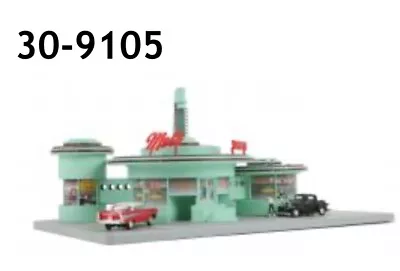 MTH Mel's Operating Drive In Diner Orig Box Sound And Lights Assembled 30-9105 • $110