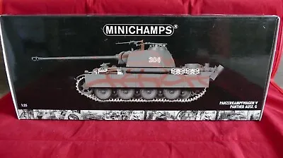 MINICHAMPS 1:35 Armored Fighting Car V Panther AUSF.G - Limited Edition • $212.52