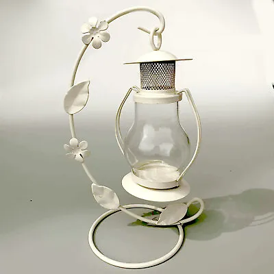 Enchanté Iron Craft Candle Holder Mini Lantern Hanging Stand • $12.99