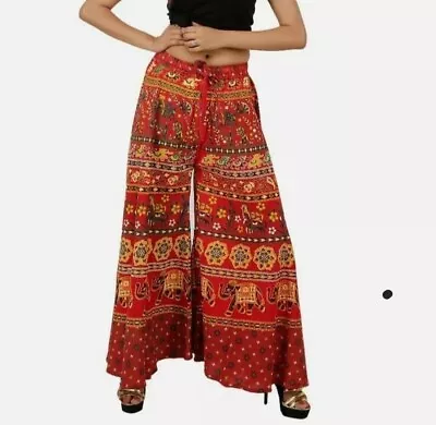 Hippie Boho Party Festival Skirt Pallazo Trouser Unisex • £13.99