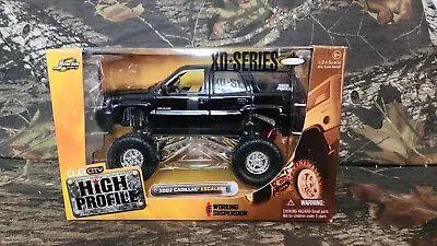 Jada 1/24 2002 Cadillac Escalade Xd Lifted High Profile Dubcity Rare Diecast E3 • $149.99