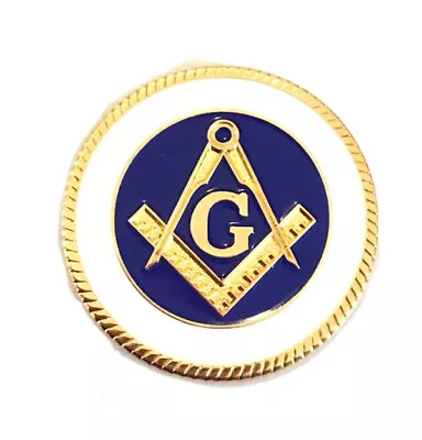 Navy Masonic Retirement Challenge Coin Engravable 1.5 Inch • $12