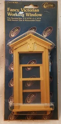 Miniature Dollhouse Or Room Fancy Victorian Working Window #71022 • $9.95