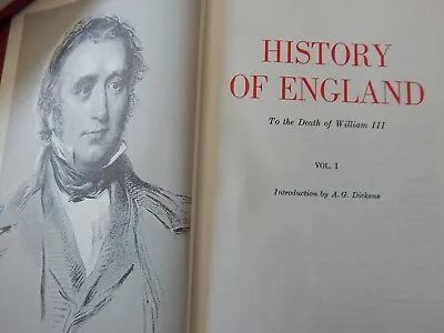 Lord Macaulay History Of England Vol 1234 Volumes Heron Books (1967) Hardback • £7.50