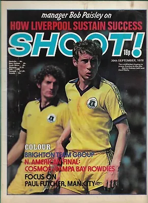 £3.25 • Buy SHOOT! - 30th September 1978 - Brighton & Hove Albion, Manchester City