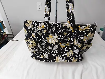 Vera Bradley Extra Large Zip Tote Yellowbird VGUC • $11.29