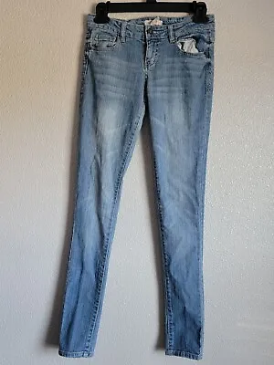 I Love H81 Jeans Womens Size 25 Tapered Low Rise Denim Blue • $9.99