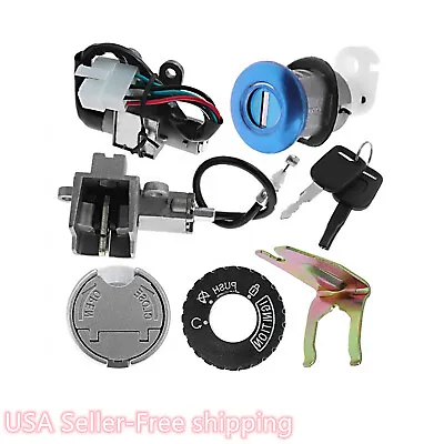 Gy6 50cc Ignition Switch Key Lock Gas Tank Cap Set For Scooter Moped Taotao New • $21.75