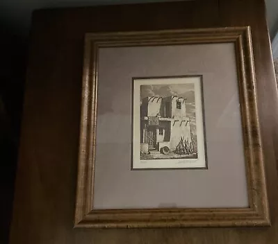 £58.99 • Buy Scott Fitzgerald Etching Pueblo Signed And Numbered
