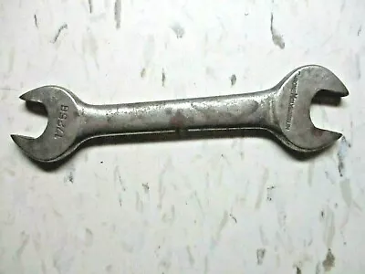 1725B Chrome Molybdenum Open End SAE Wrench 1/2  - 9/16  Plain Stubby Vintage • $10.90