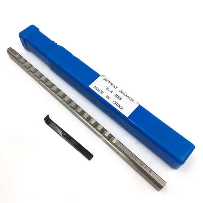£28.79 • Buy 4mm B1 Push-Type Keyway Broach Metric With Shim Cutting Tool For CNC Machine
