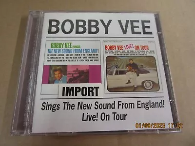 $18.99 • Buy BOBBY VEE Sings The New Sound/Live! On Tour 2XCD Used! BGO Records UK 2002