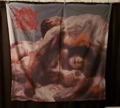 Rare Large VENOM PRISON EREBOS 48x48 Fabric Poster Tapestry Flag Death Metal • $19.99