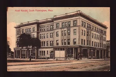 Postcard : Massachusetts - South Framingham Ma - Hotel Kendall • £5.29