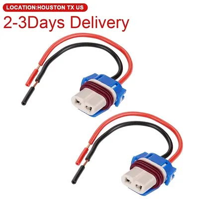 US Location 9006 HB4 Female Socket Harness Connector Ceramic Wire LED Holder • $8.59